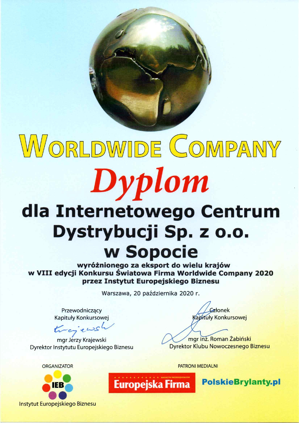 Worldwide Company 2020 - ICD