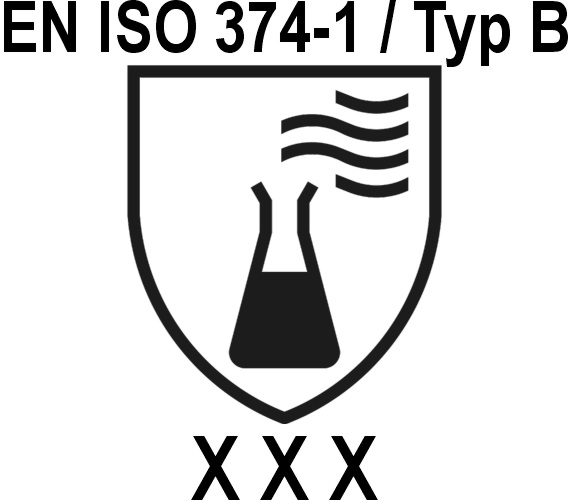 Rękawica chemoodporna EN ISO 374-1 Typ B