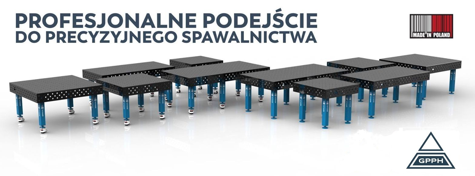 Profesjonalne stoły spawalnicze GPPH z akcesoriami
